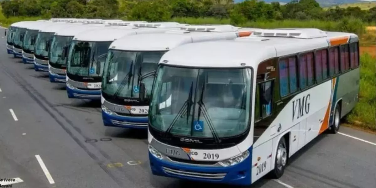 Frota de ônibus da Viação Minas Gerais